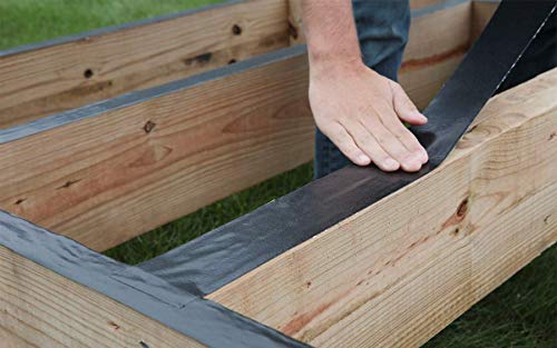 Image of ProWood 1-5 /8 in. x 50 ft. Black Butyl Deck Joist Tape for Under Decking Board 398228