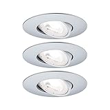 KOMPLETTSET - Das Set besteht aus 3 Spots inklusive fest verbautem LED-Leuchtmittel