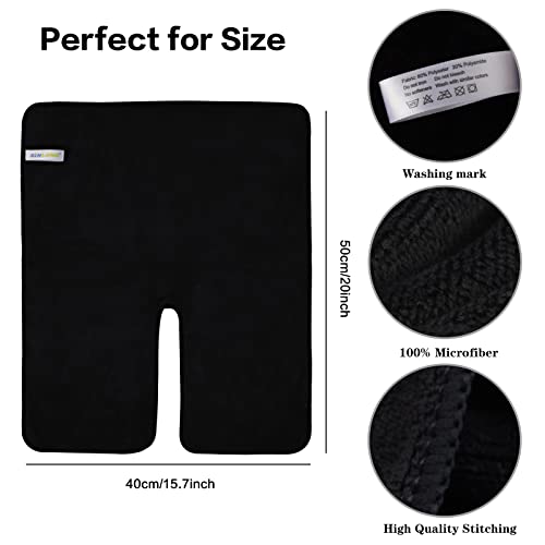 SINLAND Microfiber Esthetician Towels for Facials Mask Removing Face Wrap Soft Facial Cloth with Split Design Spa Towels for Facial Steam Massage and Cleansing 3Pack - Image 2
