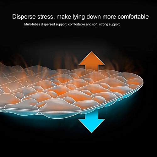 Tapete para dormir, colchão de ar inflável compacto e portátil, durável para acampamento, viagem, mo