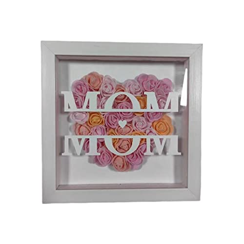 AMLESO Caixa de Sombra de Flores Moldura de Caixa de Sombras de Memória de Madeira Moderna Coleção S