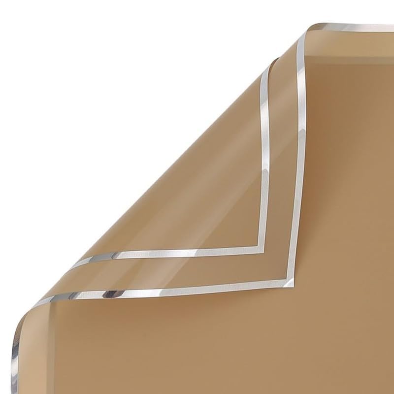 - Velme Craft Wrapping Paper Sheet Pack | Thick Material for Bouquet and Gift Wrapping | Stylish Flower Arrangements Festive Packaging_New (Khaki-1, Pack of 20)