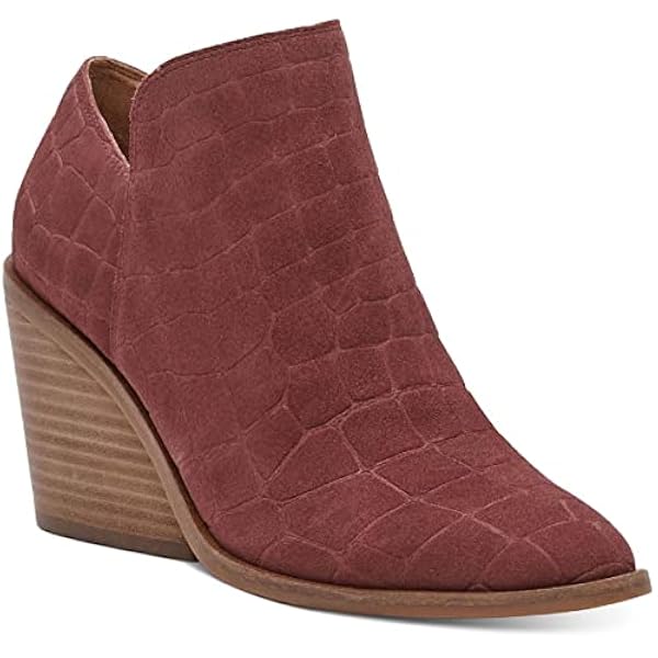 Lucky Brand Womens Saucie Comfort binnenzool puntige teen enkellaarzen