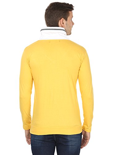 Image of Black Collection Men's Plain Slim Fit Full Sleeve T-Shirt