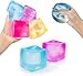 Nee doh Nice Cube - Sensory Toy with a Super Solid Squish Nice Square Shape Anxiety Sensory Squishy Fidget Toy Ice Cube Slow Rise (#004)