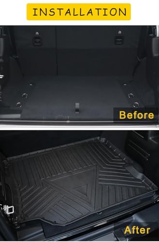 Accessoires d'intérieur tapis de coffre robuste et durable pour Jeep