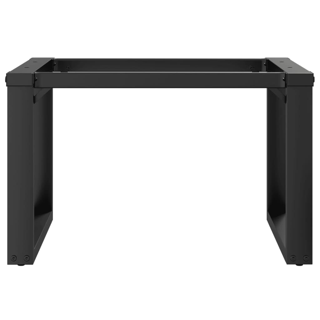Gambe per tavolo da salotto, struttura O in acciaio, 60 x 40 x 38 cm