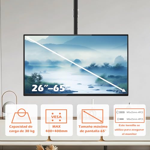 Reviews de Soportes de pared y techo para TV disponible en línea para comprar. 23 Soportes de pared y techo para TV marca mornwell (2)