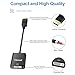 Moread DisplayPort (DP) to DVI Adapter, Gold-Plated Display Port to DVI-D Adapter (Male to Female) Compatible with Computer, Desktop, Laptop, PC, Monitor, Projector, HDTV - Black