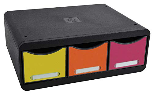 Toolbox mini caisson 3 tiroirs Exacompta contre le désordre des fournitures - 4