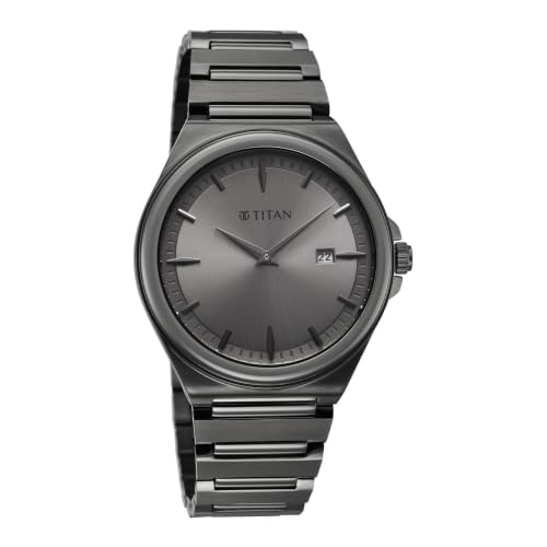 Image of Titan Classique sleekfit with Quartz Analog 2 Hands + Date@3H Stainless Steel Strap Watch for Men