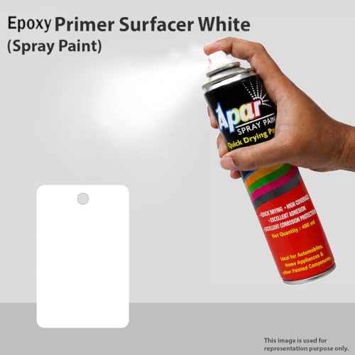 Image of Spray Paint Epoxy Primer Surfacer White-400ml | High Build Primer | Excellent Adhesion & Surface Levelling