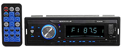 Rockville RDM18 in-Dash Car Digital Media Bluetooth AM/FM/MP3 USB/SD Receiver