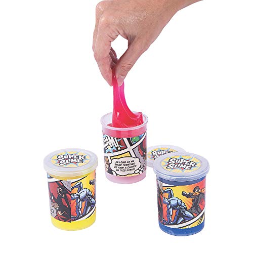 Superhero Kryptonite Slime - Toys - 12 Pieces