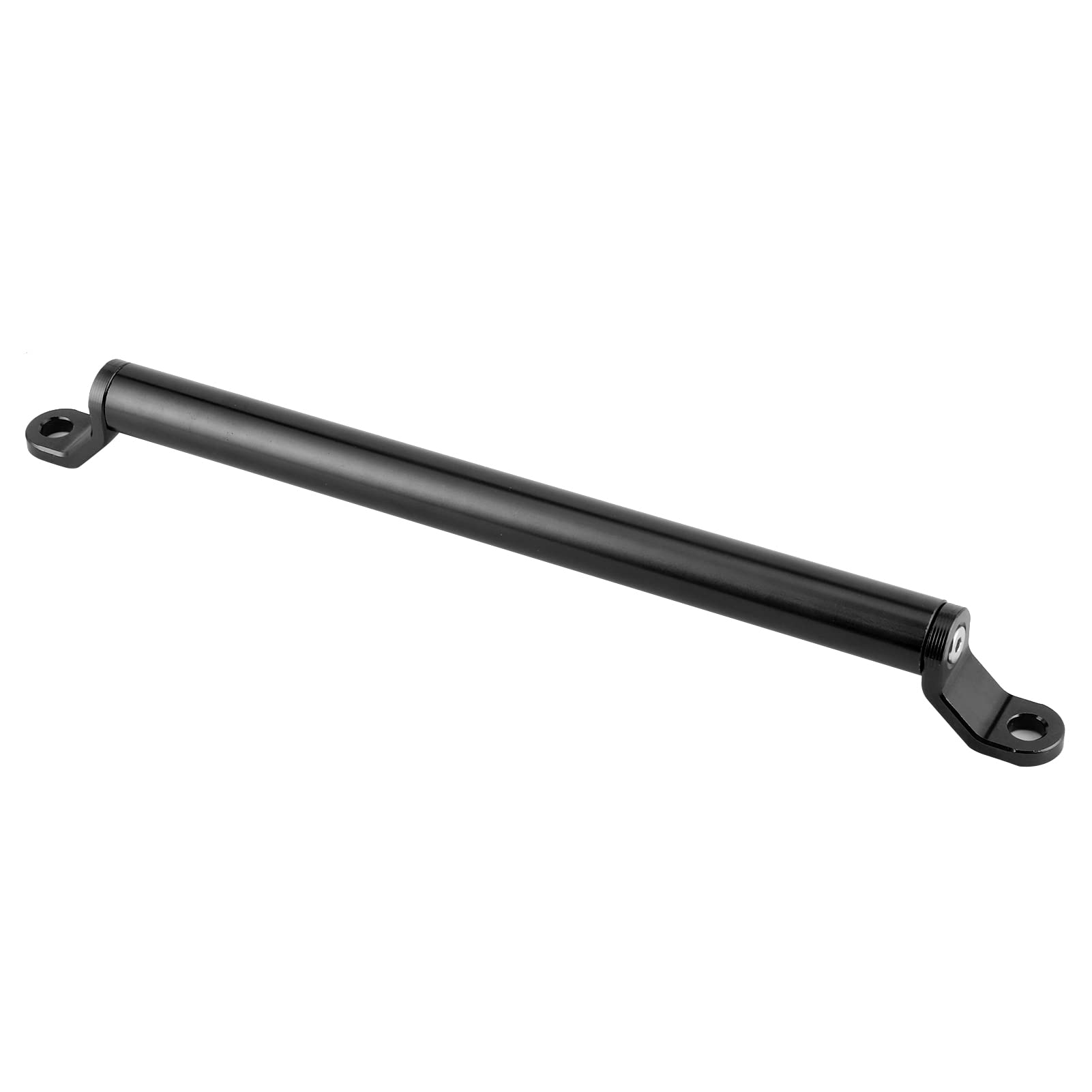 Annadue Traversa per Barra di Bilanciamento CNC in Lega di Alluminio per Moto, Manubrio di Rinforzo Esteso Universale per Accessorio Moto (BLACK)