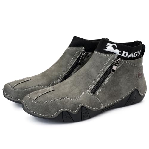 Men's Suede Desert Chukka Boots Fashion Casual Round Toe Platform Boots Fashion Men's Boots3