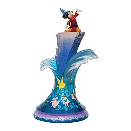 Enesco Disney Traditions by Jim Shore Fantasia Sorcerer's Apprentice Mickey Mouse Figurine, 18.5 Inch, Multicolor Enesco Disney Traditions by Jim Shore Fantasia Sorcerer's Apprentice Mickey Mouse Figurine, 18.5 Inch, Multicolor