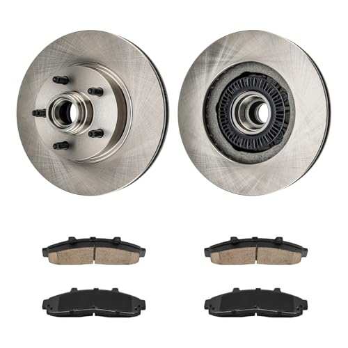 Image of KAX Front Brake Kit, OE Brake Rotors and Ceramic Brake Pads | Fits Ford /Mazda /Mercury- Ranger 1998-2002, Explorer 1995-2001, B3000 2000-2002, Mountaineer 1997-2001, B2500 2000-2001, B2300 2001-2002