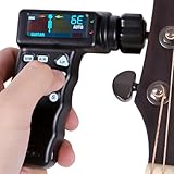 Design convivial : conçu pour un enroulement rapide et facile des cordes, il dispose de boutons UP/DW, d'indicateurs de direction clairs pour un enroulement sans effort, et d'un connecteur de cheville polyvalent compatible avec la plupart des chevilles d'accordage pour une expérience sans tracas.