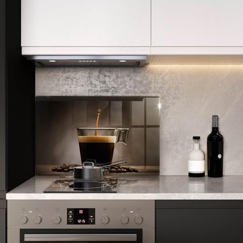 Plaque de protection induction 80x52 cm Wallfluent en verre de cuisson - 4