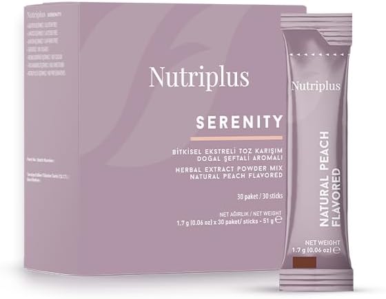 Farmasi Nutriplus Mixture of Herbal Extract, Natural Tea, Bergamot Aroma, 30 Sticks - Herbal Tea, Energizing Beverage, Supports Digestion, Herbal Extracts, Bergamot Tea, Natural Ingredients