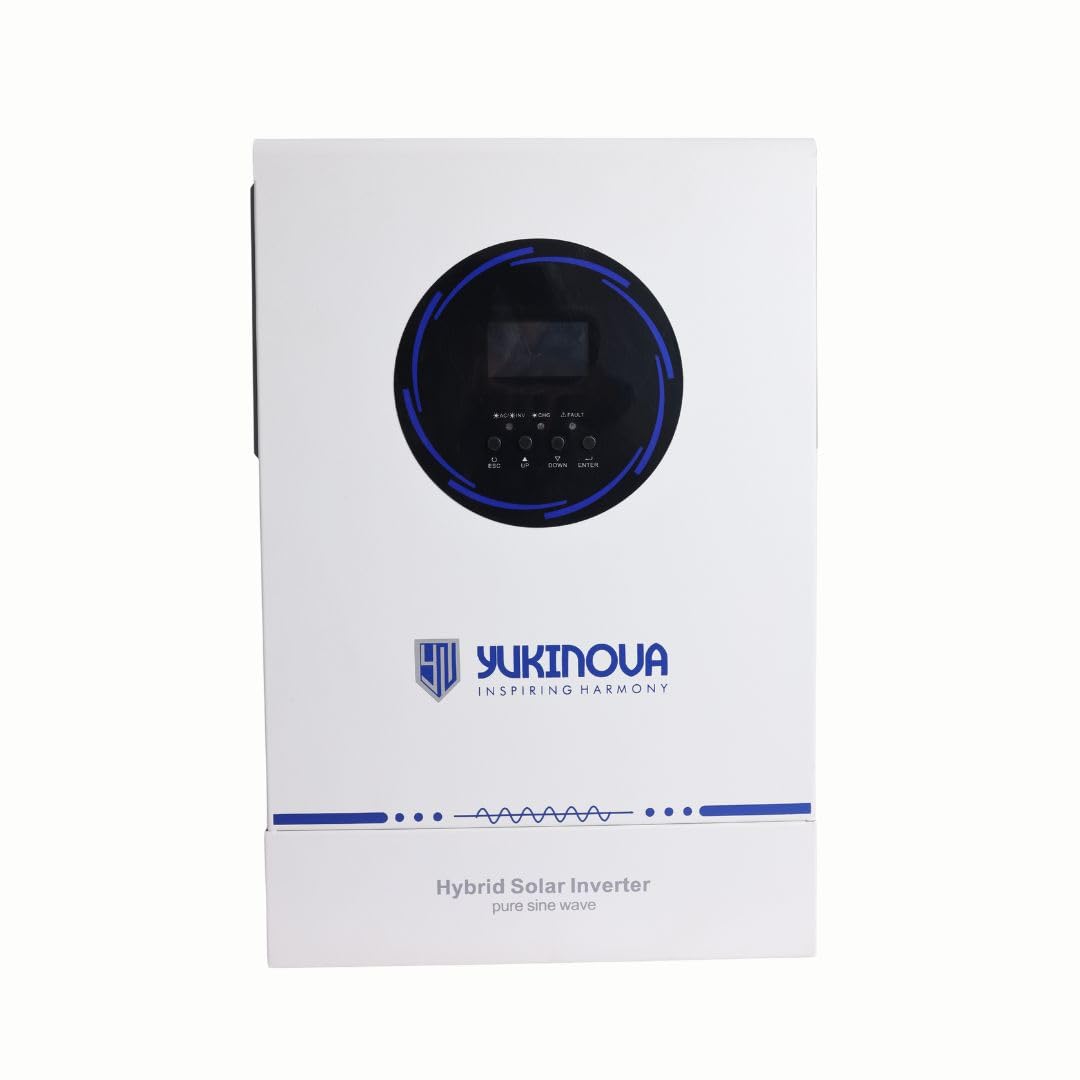 6.2 kva online hybrid inverter | pure sine wave | solar + grid + battery hybrid mode | smart app control | heavy load ups for home & office