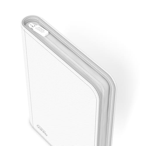 Image of Ultimate Guard Zipfolio 160 - 8 Pocket Xenoskin White Display Album