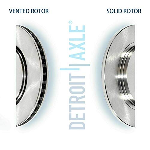 Image of Detroit Axle - Brake Kit for 03-06 Subaru Baja, 02-04 Legacy Outback Replacement 2002 2003 2004 2005 2006 Disc Brake Rotors Ceramic Brakes Pads Front and Rear