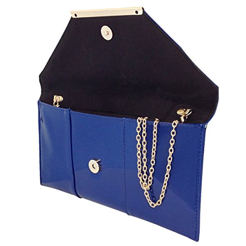 Image of JNB Faux Patent Leather Envelope Candy Clutch
