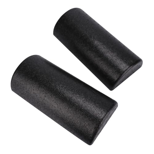 TEHAUX 2pcs Epp Half-Round Yoga Column Roller Massage Foam Roller para Relajación Muscular, Rehabilitación y Masaje de Tejido Profundo Fitness