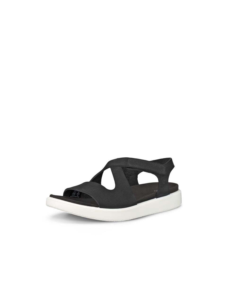 ECCO Women's Flowt WSandal, black, 6 UK