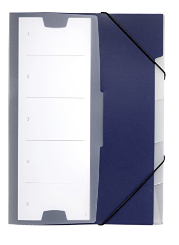 Preisvergleich Produktbild Durable 247507 Ordnungsmappe 5, 1 Stück dunkelblau