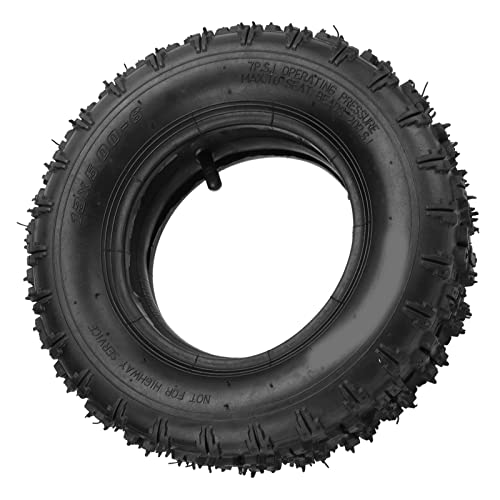 BRRNOO Pneus de Tondeuse à Gazon, Pneu 13x5,00‑6 avec Tige de Valve Droite épaississant Pneus Intérieurs et Extérieurs de Tracteur de Pelouse pour Tondeuse à Gazon Chasse-neige