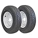 Produktbild The Drive | 2x Komplettrad 145R10 82/84N (145/80R10) M+S für kleine Pkw-Anhänger | Felge 3,50x10 ET0 / ML60  Lochkreis 4x100 | Tragkraft je 440kg  max. 140 km/h | mit Felge