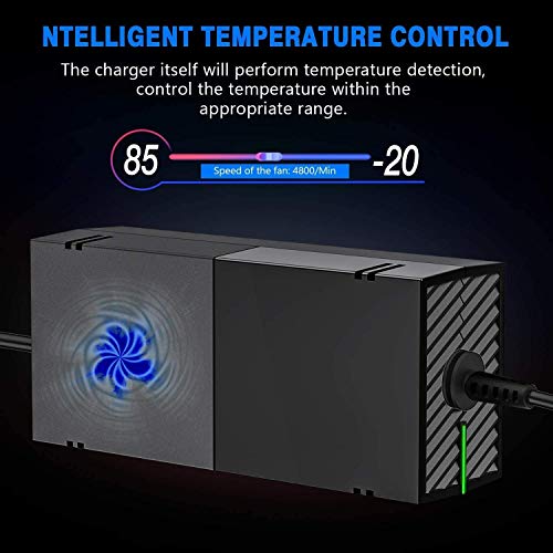 Xbox One Power Supply Brick, Ac Adapter Cable Replacement Kit For Xbox One Console Games, Auto Voltage 100-240V, Black #TOP4