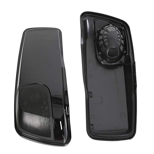 Tapas para alforjas con rejilla para altavoz de 5" x 7" (par), compatibles con Harley Davidson Touring 2014-2023 (FLT, FLHT, FLHTCU, FLHRC, Road King, Road Glide, Street Glide, Electra Glide, Ultra-Classic) miniatura 3