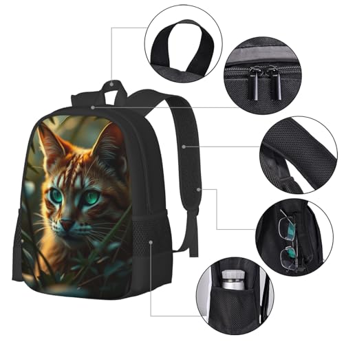 17 Inch Backpack for Cat Lightweight Adjustable Animal Backpacks with Mesh Side Pockets for Travel Outdoor Sports3