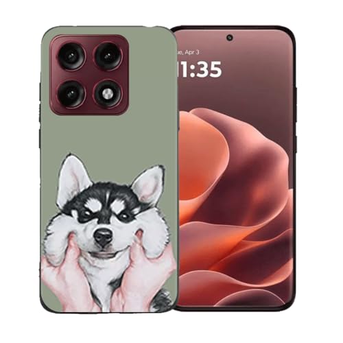 LCEHTOGYE �K�p Motorola Edge 70 Pro�p�P�[�X�A�K�p Motorola Edge 70 Pro (6,78")�ƌ݊����̂��钴���^�u���b�N�\�t�gTPU�V���R���Q���P�[�X�ی�J�o�[ - LLM8