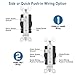 BAOMAIN 20A 250V Single Receptacle, NEMA 6-20R Heavy Duty Wall Outlet for Air Conditioners, Workshop Tools & Commercial Use, UL Listed Matte White 2-Pack