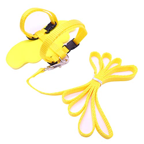 Hionre Cute Solid Color Mini Wings Nylon Pet Harness Chest Strap Dog Cat Lead Leash - Purple Xs #TOP3