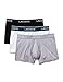 Produktbild Lacoste Herren 5H3389 Boxershorts, Noir/Blanc-Argent Chine, S (3er Pack)