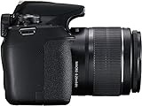Canon EOS 1500D 24.1 Digital SLR Camera (Black) with EF S18-55 is II Lens