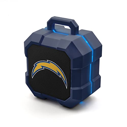 Image of SOAR NFL Shockbox LED Wireless Bluetooth Speaker - Water Resistant IPX4, 5.0 Bluetooth with Over 5 Hours of Play Time - Small Portable Speaker - Officially Licensed NFL, Perfect Home & Outdoor Speaker