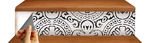 Amalfi Stair Riser Strip Peel And Stick Vinyl Decal Self-Adhesive Easy To Trim & Clean Repositionable Removable Waterproof Diy Murals For Stair Stickers Home Decor (6" X 49" (Pack Of 5 Strips)) #TOP3