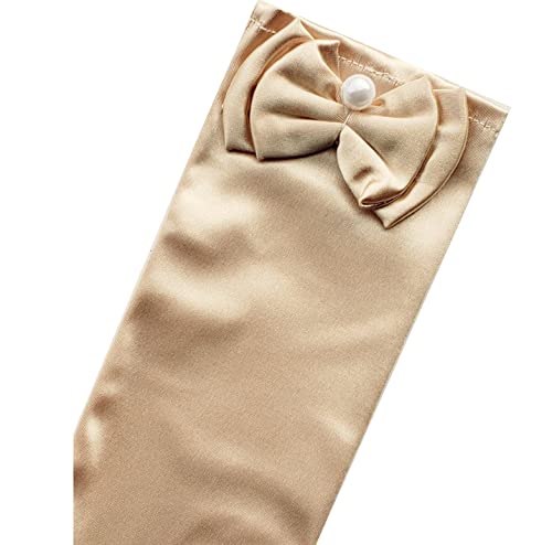 Aslana 11.5" Long Satin Gloves Bowknot for 4-9 yrs Girls Kids Flower Girls Princess Cosplay3