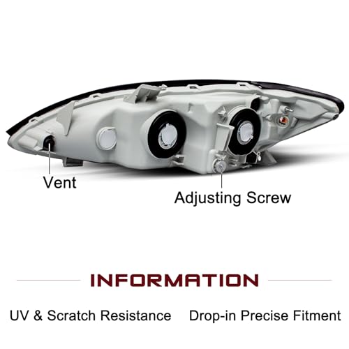 Image of JSBOYAT Headlight Assembly Fits for 2005 2006 Toyota Camry LE XLE SE