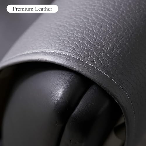 HonunGron Leder Sofabezug 1 2 3 4 Sitzer, rutschfest Sofa Überwurf, Universelle Wasserdicht L Form Sofa Abdeckung, Sofaüberwurf Sofaschoner für Hunde, Katzen, Haustiere (Braun,70x120cm)