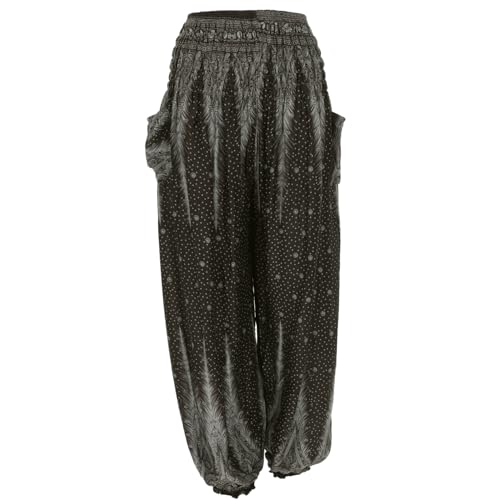 Pantalon d'été bohème coupe ample et fluide synthétique GURU SHOP