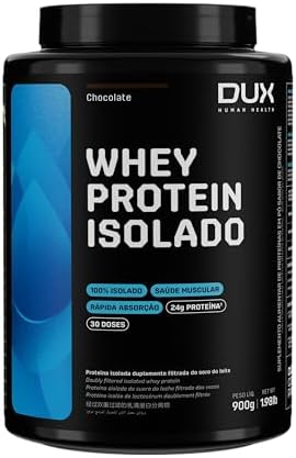 Whey Protein Isolado Chocolate Pote 900g – Contribui para os Resu...