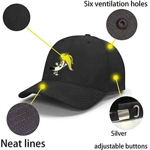 Shitoupu Funny Banana Baseball Cap Adjustable Dad Hat Unstructured Cotton Hat Printed Baseball Cap Men's And Women's Baseball Cap Outdoor Sports Baseball Cap Great Gift #TOP2